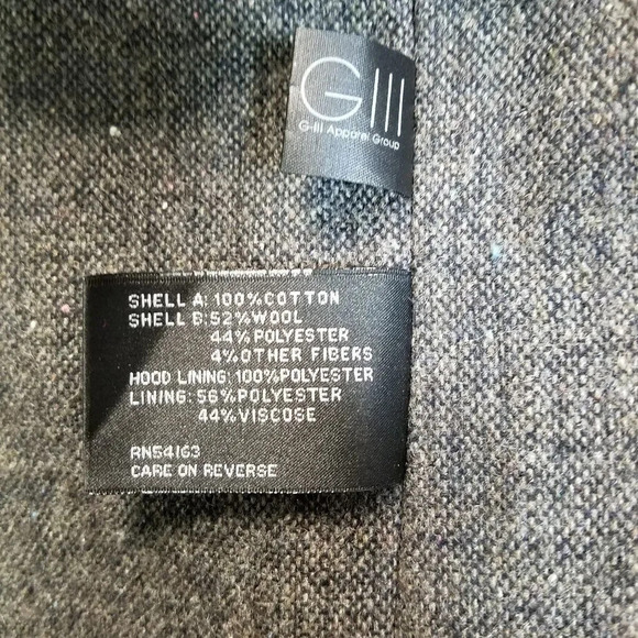 VINCE CAMUTO Tweed Wool Blend Anorak Coat Size Small - Picture 13 of 14